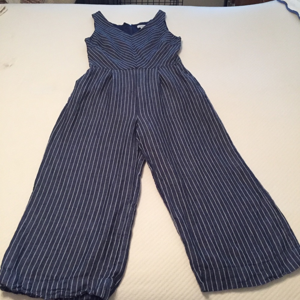 Rachel Zoe Linen Chambray Jumpsuit. size 6 - Picture 3 of 11